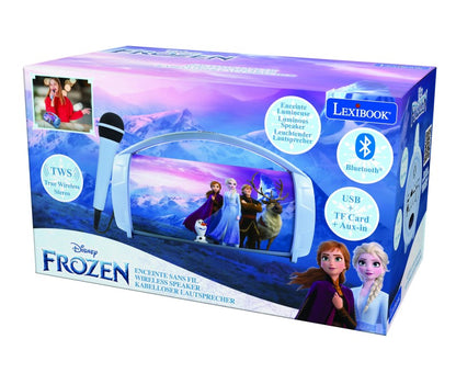 Lexibook bluetooth reproduktor Frozen s mikrofonem svítící