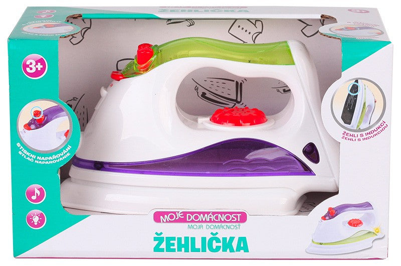 Žehlička zelená rukojeť