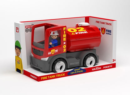 Multigo fire - cisterna s hasičem
