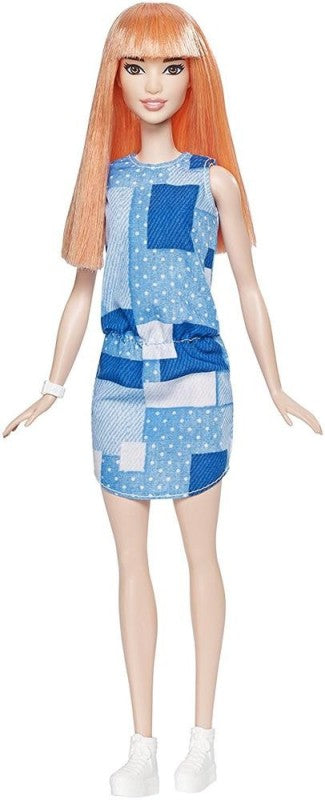 Barbie modelka barevné háčkované šaty