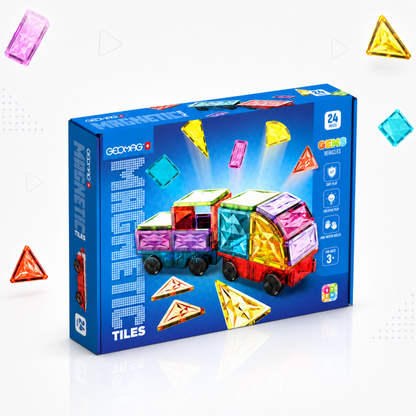 Geomag Magnetic Tiles Auta