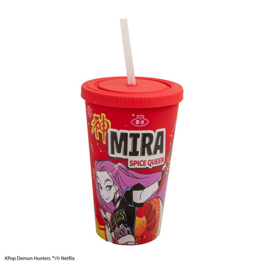 K-pop Demon Hunters hrnek s brčkem (Mira Spice Queen)