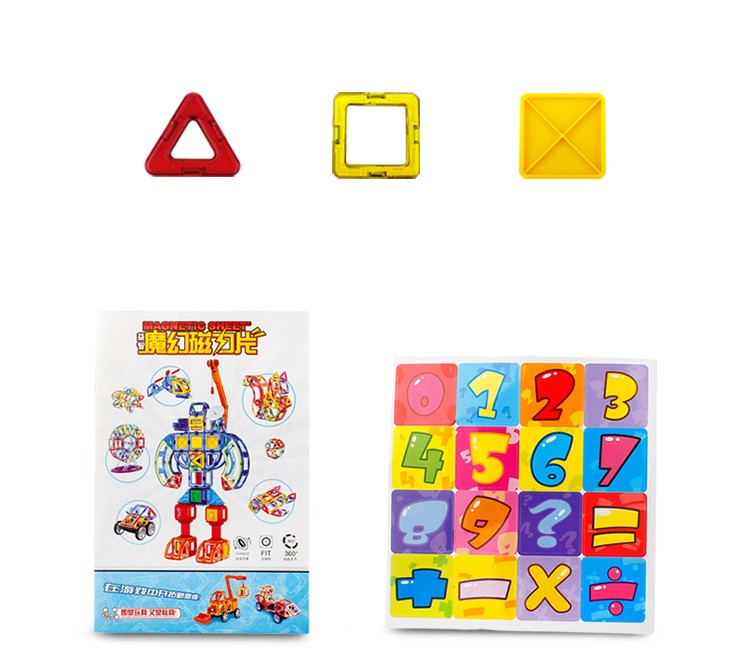 Magnetická stavebnice - Magnetic sheet 46