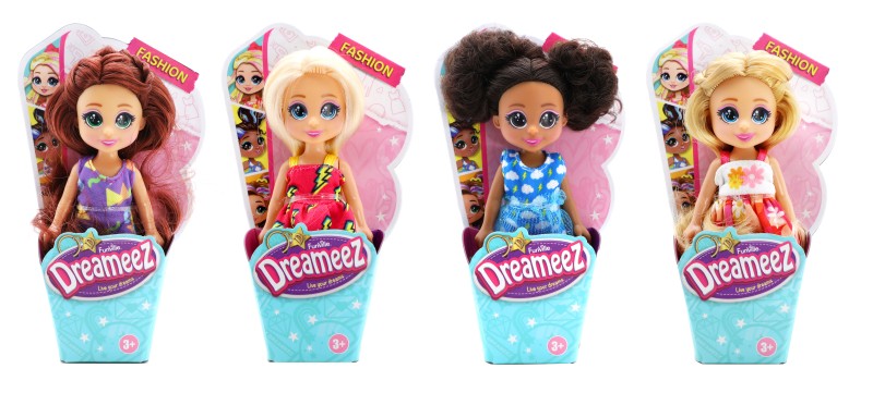 Dreameez mini panenka v kornoutku blond vlásky