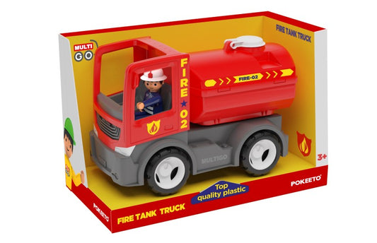 Multigo fire – cisterna s hasičem