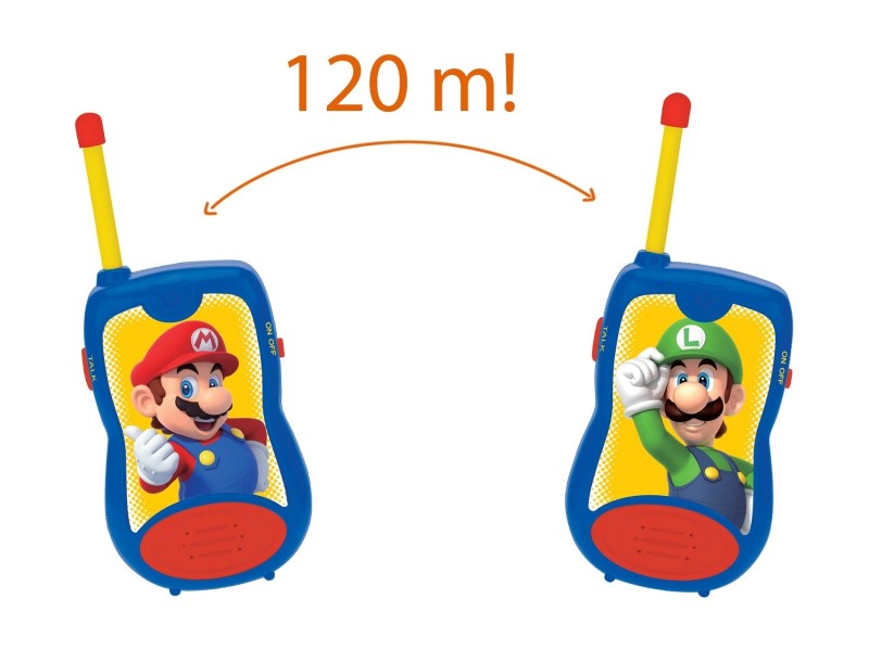 Lexibook vysílačky Super Mario s dosahem 200 m