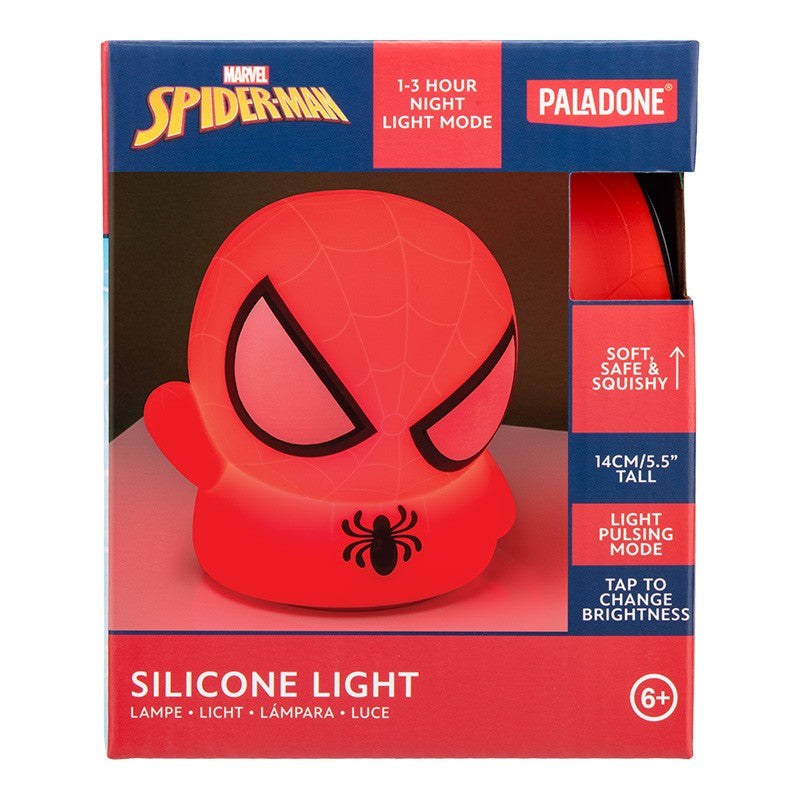 Spiderman světlo SquishyGlo silikonové