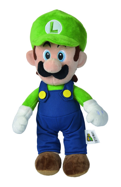 Plyšová figurka Super Mario Luigi, 30 cm