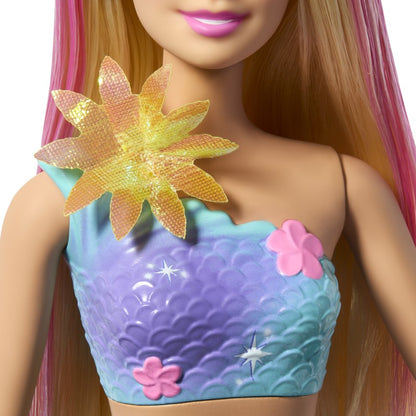 Barbie kouzelná květinová mořská panna - blondýnka