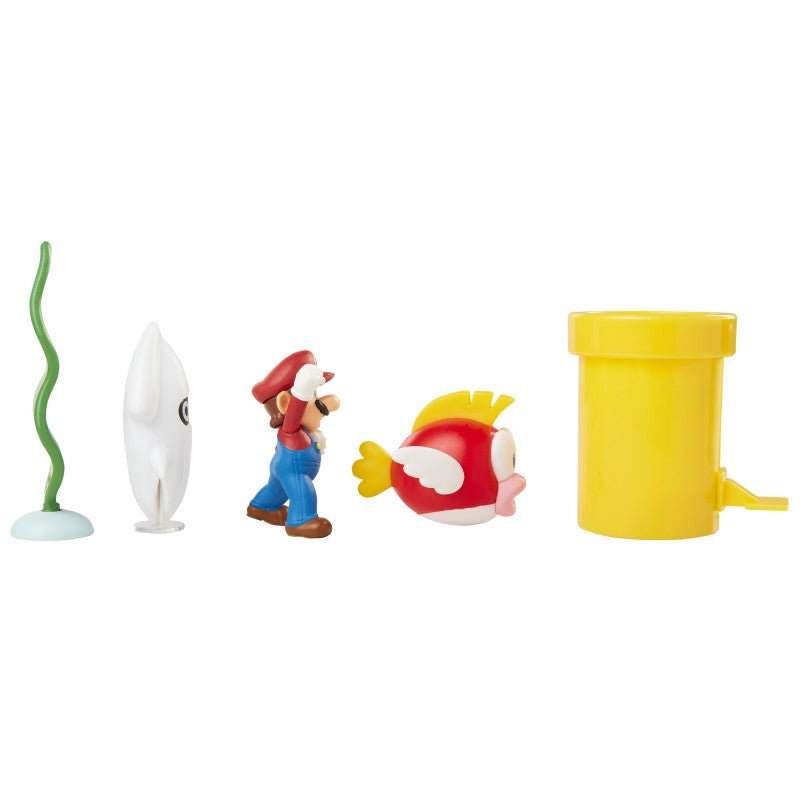Sada 5 figurek Super Mario Diorama 6 cm