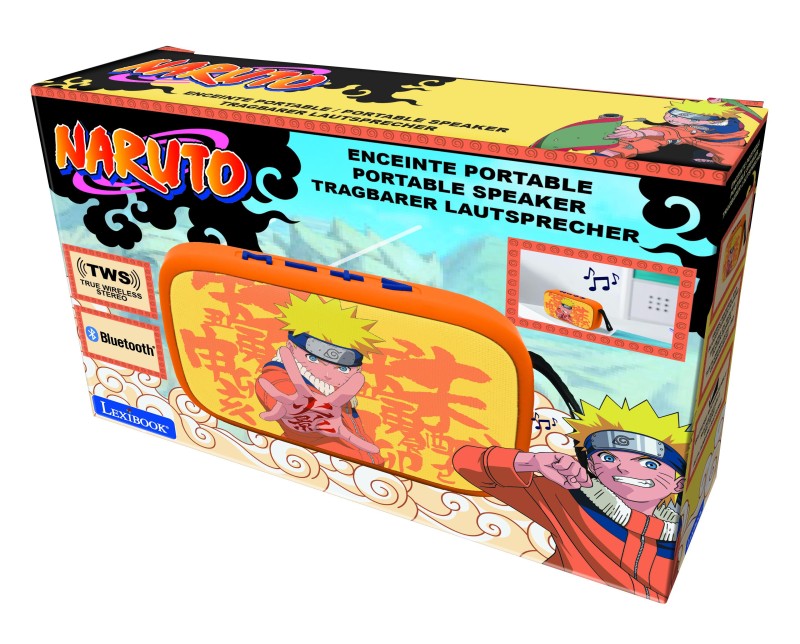 Lexibook reproduktor Naruto s látkovým povrchem