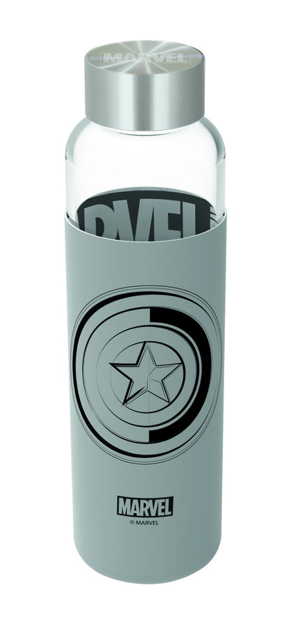 Skleněná láhev s návlekem 585 ml, Marvel
