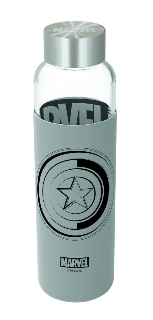 Skleněná láhev s návlekem 585 ml, Marvel