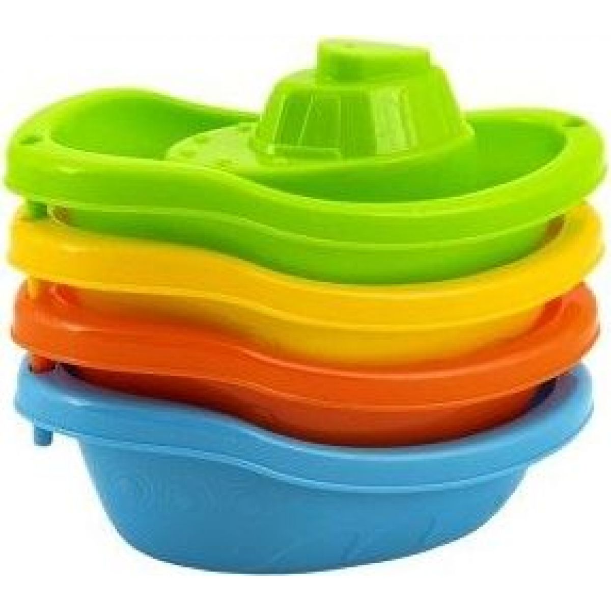Lodě/lodičky do vody 4ks plast 11cm v krabičce 12x9,5x6cm 12m+