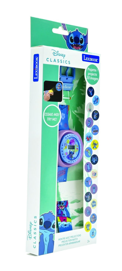 Lexibook digitální promítací hodinky Stitch s 20 obrázky