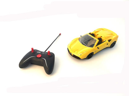 Sportovní RC auto 1:18 žlutý kabriolet
