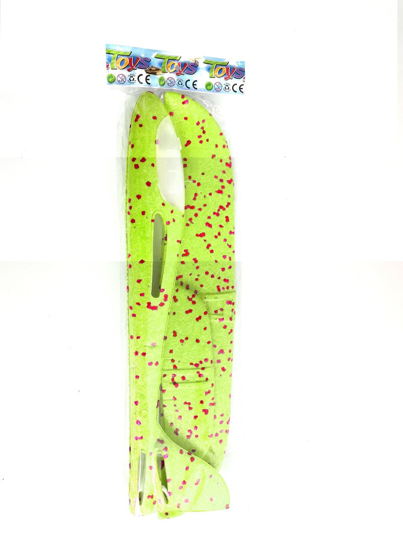 Pěnové letadlo 48 cm oranžové