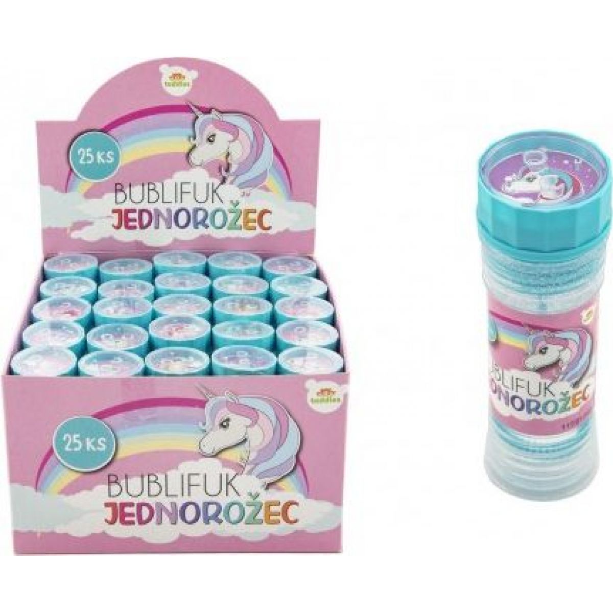 Bublifuk Jednorožec 50ml 11cm