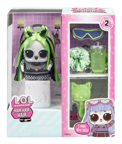 L.O.L. Surprise! Hair Hair Hair Zvířátko, PDQ fialové vlasy