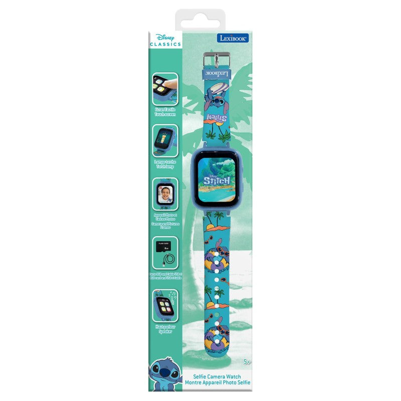 Lexibook hodinky s kamerou Stitch a 8GB SD kartou