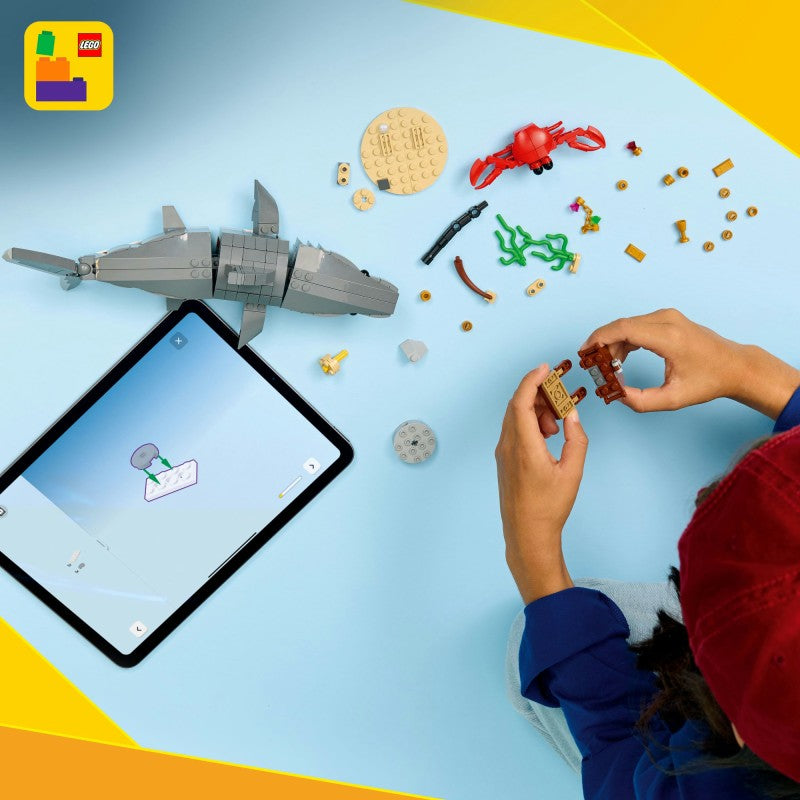 LEGO® 31381 Creator 3v1 Divoký žralok a truhla s pokladem