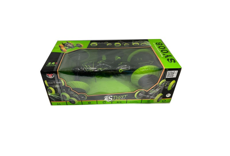 Trikové RC auto zelené