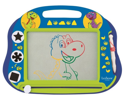 Lexibook vícebarevná kreslící tabulka Dinosauři s razítky