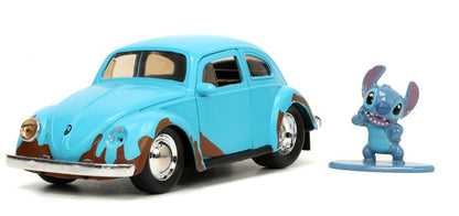 Lilo & Stitch auto 1959 VW Beetle 1:32 a figurka Stitch, DP6