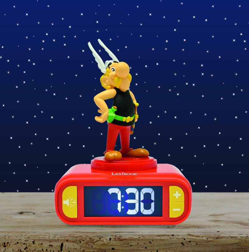 Lexibook budík Asterix se svítící figurkou