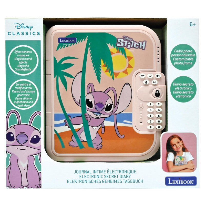 Lexibook elektronický tajný deník Stitch Angel