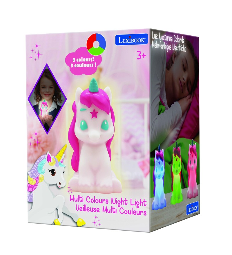 Lexibook kapesní lampička 3D Jednorožec