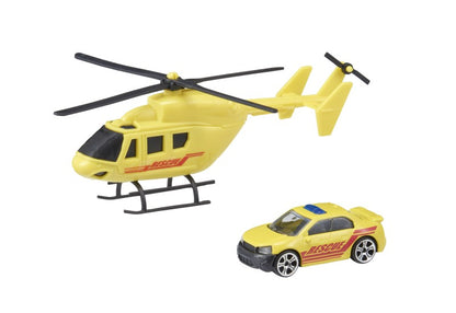 Teamsterz helikoptéra a autíčko policie