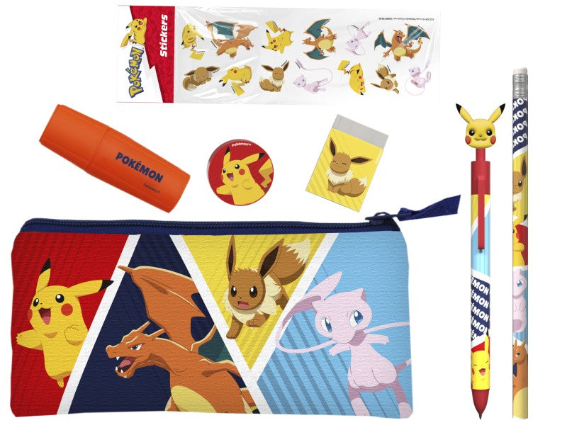 Pokémon školní set se samolepkami