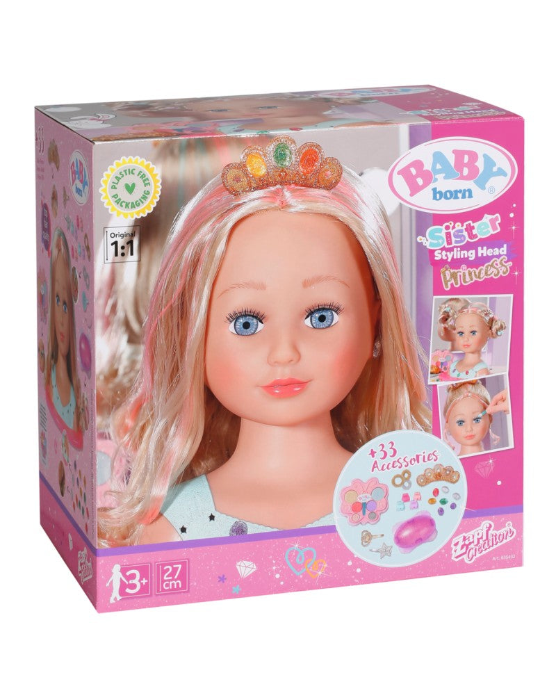 Starší sestřička BABY born Česací hlava