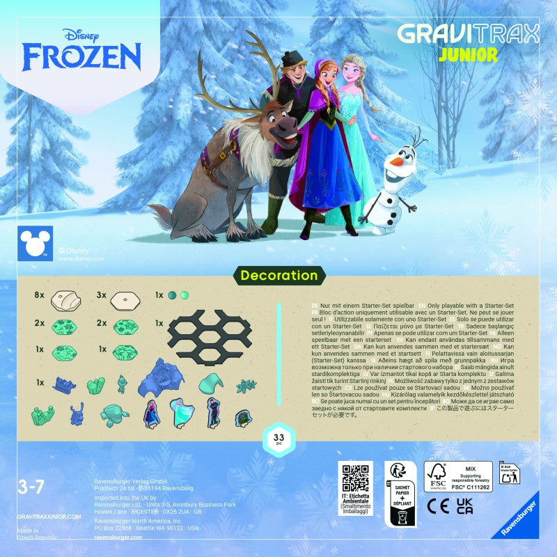 Kuličková dráha GraviTrax Junior Disney: Ledové království