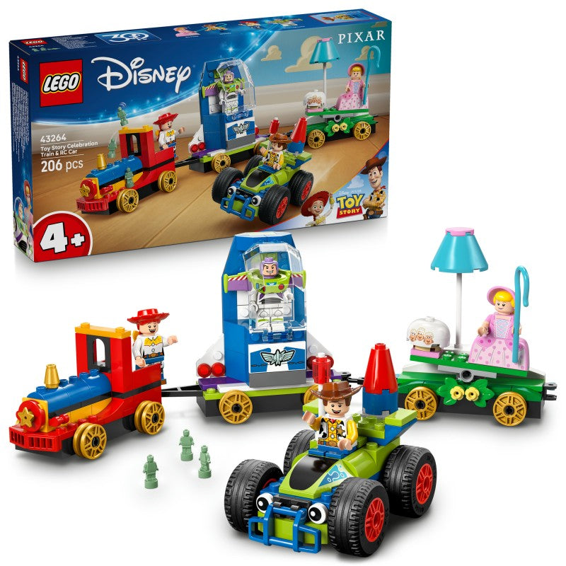 LEGO® │ Disney a Pixar 43264 Slavnostní vláček a Autíčko z Příběhu hraček