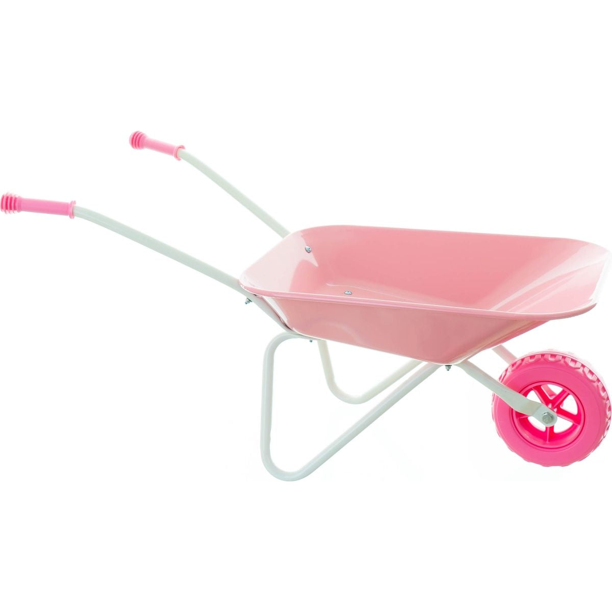 Kolečko plechové Yupee velké růžové 78x40x32cm v krabici