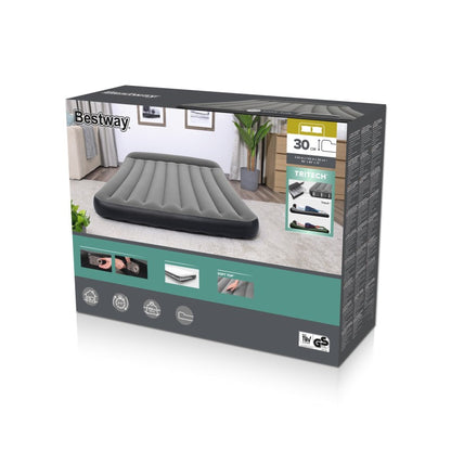 Nafukovací matrace Air Mattress Queen 2.03m x 1.52m x 30cm se zabudovanou pumpou
