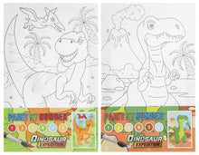 Malování podle čísel + vodovky Dinosaurus