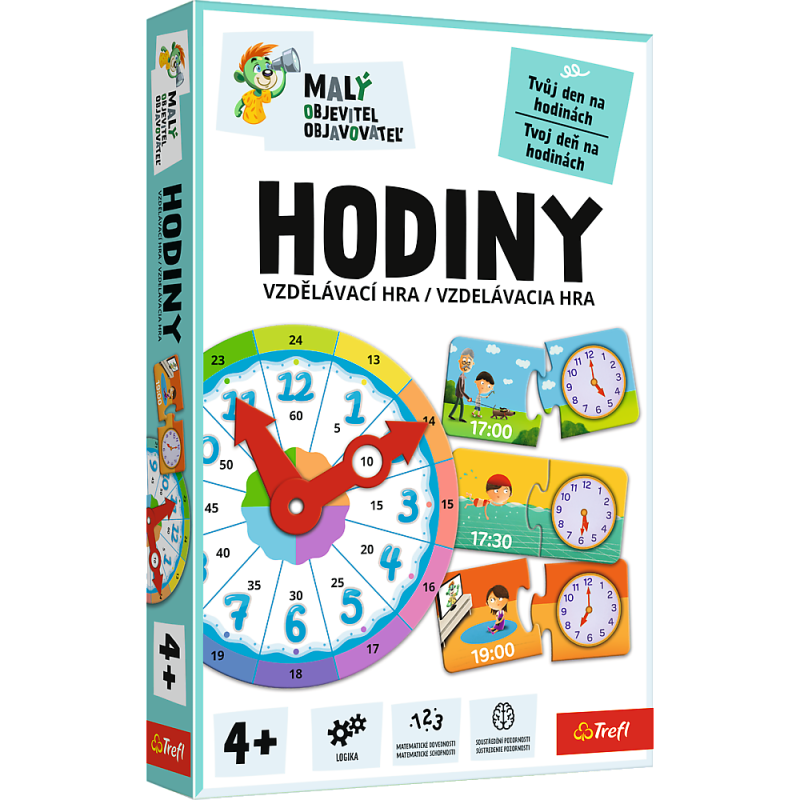 Hra Malý objevitel - Hodiny CZ/SK