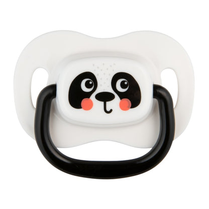 Set symetrických silikonových dudlíků BabiesBoo 6-18m 2ks bílý