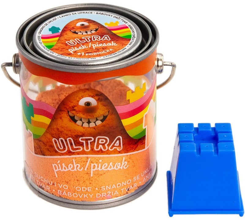 Ultra písek 120g, 6 barev oranžový