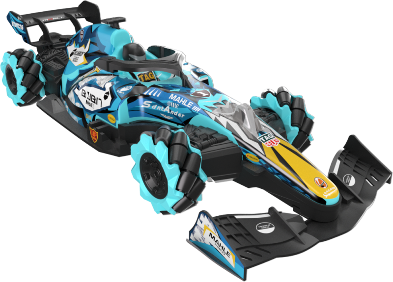 R/C Driftovací formule F1 1:10 s efektem kouře modrá