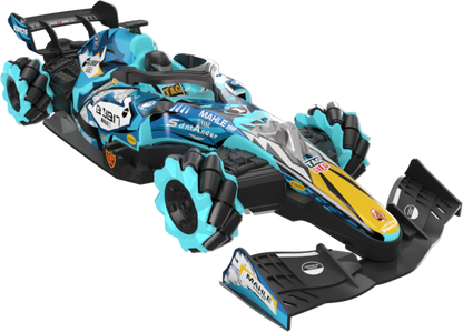R/C Driftovací formule F1 1:10 s efektem kouře modrá