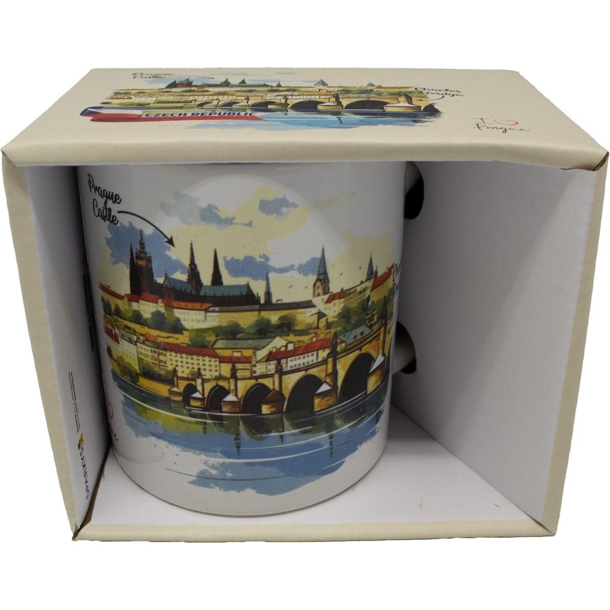 Bílý hrnek 250ml  - Karlův most