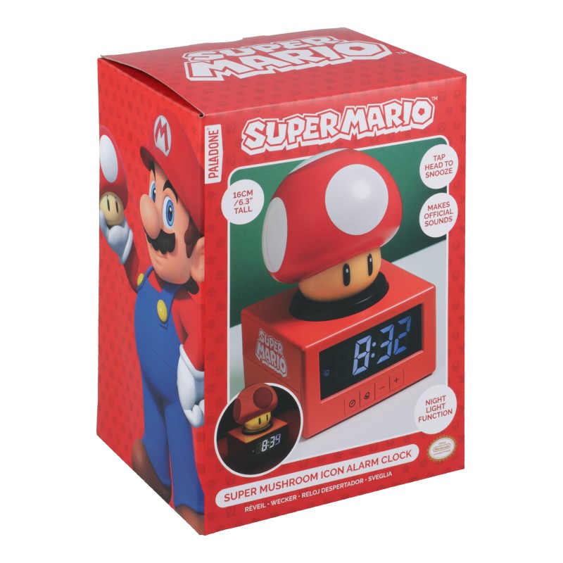 Super Mario budík houba