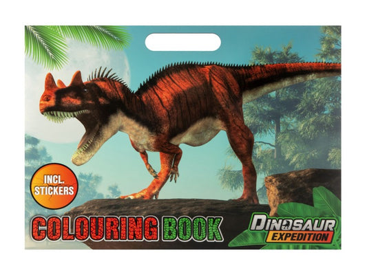 Kniha omalovánek Dino se samolepkami