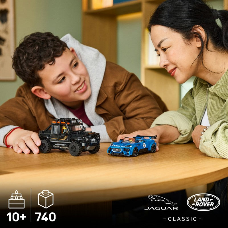 LEGO® Speed Champions 77264 Jaguar Project 7 a Land Rover Defender