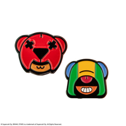 Brawl Stars set pinů (Nita & Leon)