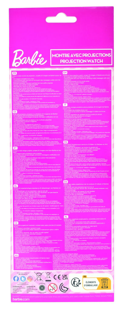 Lexibook digitální promítací hodinky Barbie s 20 obrázky